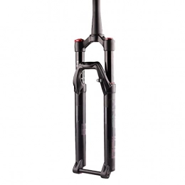 ZQW Mountain Bike Fork ZQW 27.5 29 Inch MTB Bicycle Front Fork, Suspension Barrel Axis Air Fork Cone Tube Shoulder Control Adjustable Damping Shock Absorber Fork Stroke 130mm (Color : A, Size : 29inch)