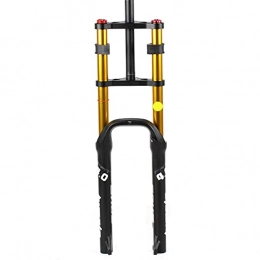ZQW Mountain Bike Fork ZQW BMX E-bike Suspension Fork, 26x4.0 Inch Fat Forks MTB / ATV Bicycle Air Forks Disc Brake Damping Adjustment 160mm Travel QR (Color : A, Size : 26inch)
