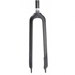 ZQW Spares ZQW Carbon Fiber Mountain Bike Fork, 26 / 27.5 / 29inch MTB Bicycle Suspension Fork Straight Tube 28.6mm 1-1 / 8" Rigid Disc Brake QR 9mm for Tires 2.4” (Color : A, Size : 26inch)
