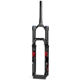 ZQW Mountain Bike Fork ZQW MTB Bike Front Fork, Bicycle Downhill Suspension Fork Air Fork 27.5 / 29 Inch Aluminum Alloy Shock Absorber 15x110mm Thru Axle Travel 160mm (Color : A, Size : 27.5inch)
