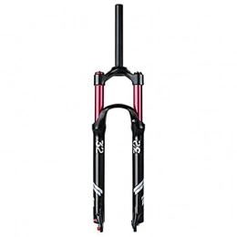 ZQW Spares ZQW Suspension Bike Fork, 26 / 27.5 / 29 Inch MTB Bike Front Fork Straight Tube Rebound Adjustment Disc Brake Manual Lock / Remote Lock (HL / RL), Stroke 120mm (Color : A, Size : 29inch)