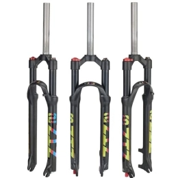 ZTZ Spares ZTZ Mountain Bicycle Suspension Forks, 26 / 27.5 / 29 inch MTB Bike Front Fork with Rebound Adjustment, 100mm Travel 28.6mm QR 9mm (26inch)