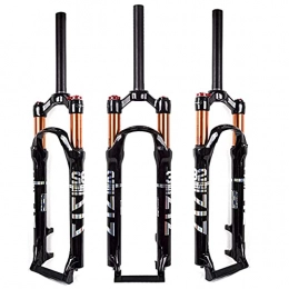 ZTZ Mountain Bike Fork ZTZ Mountain Bike Front Fork，26 / 27.5 / 29 inch Air Mountain Bike Suspension Fork Suspension MTB Gas Fork 100mm Travel Straight / Tapered Tube Bicycle Front Fork (Lock out, 26inch)