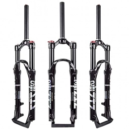 ZTZ Mountain Bike Fork ZTZ Mountain Front Fork 26 Inch 27.5 Inch 29 Inch Double Air Chamber Fork Bicycle Shock Absorber Front Fork Air Fork Black (27.5inch)