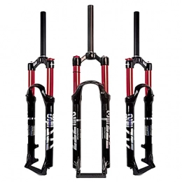 ZTZ Mountain Bike Fork ZTZ Mountain Front Fork 26 Inch 27.5 Inch 29 Inch Double Air Chamber Fork Bicycle Shock Absorber Front Fork Air Fork Red (26inch)