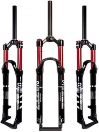 ZTZ Mountain Bike Fork ZTZ Mountain Front Fork 26 Inch 27.5 Inch 29 Inch Double Air Chamber Fork Bicycle Shock Absorber Front Fork Air Fork Red (29inch)