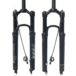 ZTZ Spares ZTZ MTB Fork 26 27.5 29 inch MTB Suspension Fork Travel 120mm, 1-1 / 8 Straight Tube / Tapered Tube Mountain Bike Forks(Manual Lockout - Remote Lockout) (Straight Remote Lockout, 29 inch)