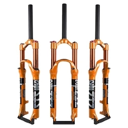 ZTZ Mountain Bike Fork ZTZ【UK STOCK Mountain Front Fork Air Pressure Shock Absorber Fork Fork Bicycle Accessories Magnesium Alloy 26 / 27.5 / 29 Shoulder Control (26inch)