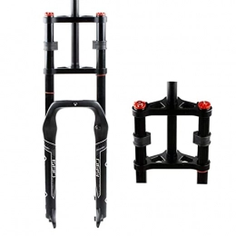 ZXCNB Mountain Bike Fork ZXCNB 26In Suspension Forks, 135Mm Adjustable Damping Snow Liquid Fork Bicycle Bicycle Fork Easy To Install