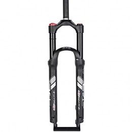 ZXCNB Mountain Bike Fork ZXCNB 27.5 Inch Ultralight Air Fork, Straight Tube Shoulder Control Suspension Fork, Shock Absorbing Front Fork