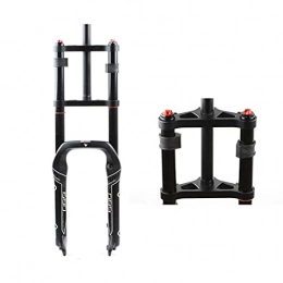ZXCNB Mountain Bike Fork ZXCNB 680 20 '' * 4.0 '' 20 * 135Mm Fat Fork Snow Beach Bicycle Fat Fork Shoulder Oil Air Fork Magnesium Alloy Legs Bicycle Fork Parts