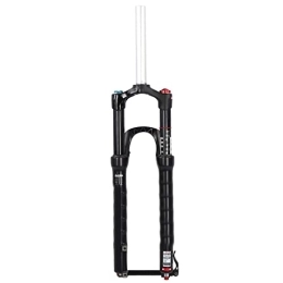 ZXFYHD Mountain Bike Fork ZXFYHD Bike Forks Bicycle Fork Straight Pipe Mountain Bike Magnesium Alloy Bicycle Damping Front Fork For 29 Inch Wheel Hub Air Damping Front Fork