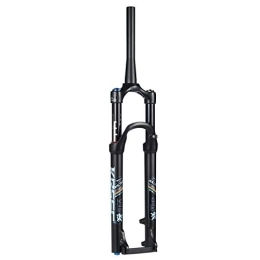 ZYHDDYJ Spares ZYHDDYJ Bike Fork 26" 27.5" 29" Mountain Bike Suspension Fork Alloy 28.6mm Disc Brake Air Fork 120mm Travel Black (Color : Tapered canal, Size : 26 inch)