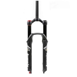 ZYHDDYJ Mountain Bike Fork ZYHDDYJ Bike Fork 26inch Suspension Fork，Mountain Bike Front Fork，1-1 / 8" Shoulder Control Damping Adjustment Design (Color : Conical tube, Size : 26inch)