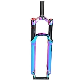 ZYHDDYJ Spares ZYHDDYJ Bike Fork 27.5 / 29 Inch Front Suspension Fork Air Mountain Bike Travel 100mm Disc Brake QR 9mm Aluminum Magnesium Alloy Cycling Accessories (Size : 27.5 inch)