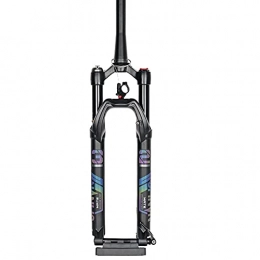 ZYHDDYJ Mountain Bike Fork ZYHDDYJ Bike Fork 27.5 / 29 Inch Front Suspension Fork Mountain Bike Air Travel 100mm QR 9mm Disc Brake Damping Adjustment Cycling Accessories (Size : 27.5 inch)