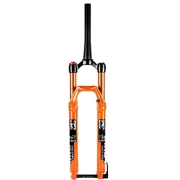ZYHDDYJ Spares ZYHDDYJ Bike Fork 27.5 / 29 Inch Front Suspension Fork MTB Travel 100mm Disc Brake Damping Tortoise And Hare Rebound Cycling Accessories (Color : Orange, Size : 27.5 inch)