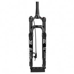 ZYHDDYJ Mountain Bike Fork ZYHDDYJ Bike Fork 27.5 / 29 Inch Mountain Bike Front Forks Air Damping Tortoise And Hare Rebound 110x15mm Travel 100mm Cycling Accessories (Size : 27.5 inch)