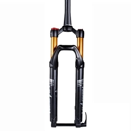 ZYHDDYJ Spares ZYHDDYJ Bike Fork 27.5 / 29 Inch Mountain Bike Front Forks Suspension Barrel Shaft Air Fork Travel 100mm Cone Tube Aluminum Magnesium Alloy (Color : Shoulder control, Size : 27.5 inch)