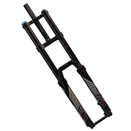 ZYHDDYJ Mountain Bike Fork ZYHDDYJ Bike Fork Double Shoulder Front Fork, 27.5 / 29 Inch Mountain Bike Barrel Axle Front Fork, Bicycle Damping Air Fork (Size : 27.5inch)