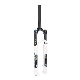 ZYHDDYJ Spares ZYHDDYJ Bike Fork Tapered Bike Suspension Fork 26 Inch 27.5 Inch 29 Inch Disc Brake MTB Air Fork Aluminum Magnesium Alloy (Color : White, Size : 29 inch)