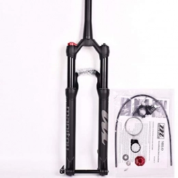 Zyy Spares zyy 27.5 / 29 Inch Suspension Fork, 1-1 / 8' (28.6mm) MTB Bike Cone Tube Barrel Shaft 15MM Shoulder Control Disc Brake 100mm (Color : B, Size : 27.5inch)