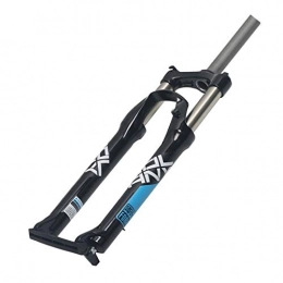 Zyy Mountain Bike Fork zyy Mountain Bike Suspension Fork, 27.5" Aluminum Alloy Spring Suspension Front Bridge Hydraulic Control 1-1 / 8" Travel 100mm (Color : B, Size : 26inch)