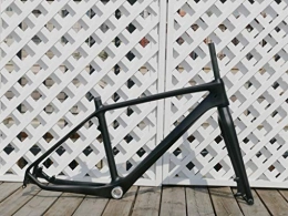 Flyxii Spares 26er Carbon Fiber Mountain Bike Frame 18" - 3K carbon Matt MTB Frame for BSA + Carbon Bicycle FORK 26