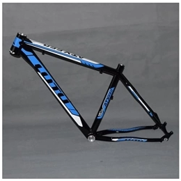 WAMBAS Spares 26er Mountain Bike Frame 16'' / 18'' Aluminum Alloy Disc Brake MTB Frame QR 135mm XC (Color : White Blue, Size : 26 * 16'')