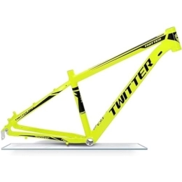 DHNCBGFZ Spares 27.5er 29er Mountain Bike Frame Hardtail XC Disc Brake Aluminum Alloy Frame 15.5'' / 17'' / 19'' MTB Frame QR 9x135mm Routing Internal (Color : Fluorescent yellow, Size : 29x19'')