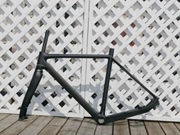 Flyxii Mountain Bike Frames 3K Carbon Matt Cyclocross Bike Disc Brake Road Bicycle 700c Frame 51cm (FOR BSA) + cycling Fork