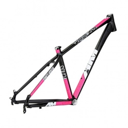 Mountain Bike Spares AM / Venus 11th Anniversary Edition Mountain Bike Frame, 26 / 16 Inch Lightweight Aluminum Alloy Bike Frame, Suitable For DIY Assembly Of Mountain Bike Accessories(Black / Pink