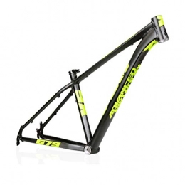 Mountain Bike Spares AM / XM679 Mountain Bike Frame, 26 / 27.5 / 29 Inch Lightweight Aluminum Alloy Bike Frame, Suitable For DIY Assembly Of Mountain Bike Accessories(Black / green (Size : 27.5")