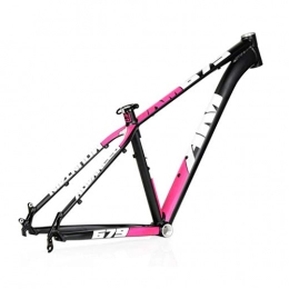 Mountain Bike Spares AM / XM679 Mountain Bike Frame, 26 / 27.5 / 29 Inch Lightweight Aluminum Alloy Bike Frame, Suitable For DIY Assembly Of Mountain Bike Accessories(Black / Pink (Size : 27.5")