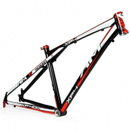 Mountain Bike Spares AM / XP400 Mountain Bike Frame, 26 / 16 Inch Lightweight Aluminum Alloy Bike Frame, Suitable For DIY Assembly Of Mountain Bike Accessories(Black / red