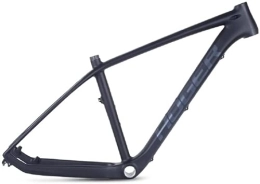 WLKY Spares Bicycle Frame, 27.5 Full Carbon Mountain Bike Frame, Super Lightweight 19 Inch Carbon MTB Frame (Black)
