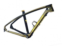 Bikeco Mountain Bike Frames BIKECO Carbon Fiber Mountain Bike Frame Full Carbon Lightweight MTB Frame Mountain Bicycle Frame 26er MTB Matte Black Bicycle Frame Internal Cable Routing