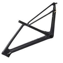 Shanrya Mountain Bike Frames Carbon Fiber Front Fork Frame, Corrosion Resistant Lightweight High Hardness Professional Bike Front Fork Frame with Ube Shaft for Mountain Bicycle(29ER*17 inch)