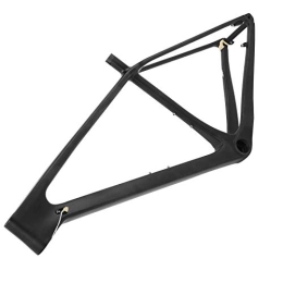 Changor Mountain Bike Frames Changor Carbon Front Fork Frame, Ultralight Replacement Bike Frame with Post Clip, Tube Shaft Tail Hook for Road Bike and Mountain Bike (29ER*17 inches)