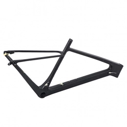 CUTULAMO Mountain Bike Frames CUTULAMO Bicycle Frame, Easy To Install No Deformation Lightweight Bicycle Front Fork Frame with Seatpost Clip for Mountain Bike(29ER*17 inch)