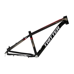 DFNBVDRR Mountain Bike Frames DFNBVDRR Mountain Bike Frame 15.5'' / 17'' / 19'' Aluminum Alloy Bicycle Frame Quick Release Axle 135mm BB68 Routing Internal MTB Frame For 29in Wheels (Color : Black Red, Size : 15.5x29in)