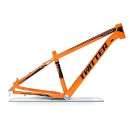 DFNBVDRR Mountain Bike Frames DFNBVDRR MTB Frame 29er Mountain Bike Frame 15'' / 17'' / 19'' Aluminum Alloy Bicycle Frame Quick Release 135mm BB68mm Routing Internal (Color : Orange, Size : 19x29in)