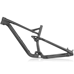 DHNCBGFZ Spares DHNCBGFZ Hardtail Mountain Bike Frame 27.5 29inch Brake Aluminum Alloy Frame 148 * 12MM Thru Axle Full Suspension Frame 150mm Frame Travel (Color : Black, Size : 29x19'')