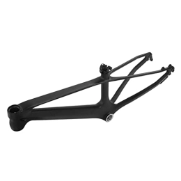 Emoshayoga Mountain Bike Frame, Quick Release High Hardness 20 Inch Bicycle Frame Carbon Fiber Lightweight for Bike Parts