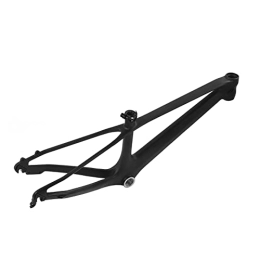 Eulbevoli Spares Eulbevoli Mountain Bike Frame, High Hardness 20 Inch Bicycle Frame Ultra Light Easy Installation Corrosion Proof Carbon Fiber Quick Release for Bike Accessories