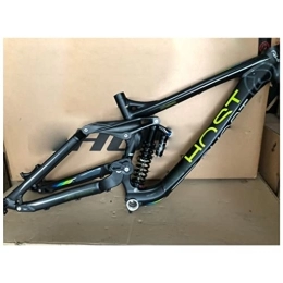 FAXIOAWA Spares FAXIOAWA Downhill Suspension MTB Frame 26 / 7.5er Mountain Bike Frame Travel 200mm Aluminium Alloy Disc Brake Frame Thru Axle 12 * 142mm, With Rear Shock (Size : L / Large)