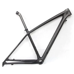 FAXIOAWA Spares FAXIOAWA MTB Frame 29er Racing Mountain Bike Frame 15'' 17'' 19'' Ultralight Carbon Fibre Disc Brake Bicycle Frame Thru Axle 12 * 148mm Boost Frame For 29Inch Wheel (Color : Black, Size : 29 * 19'')