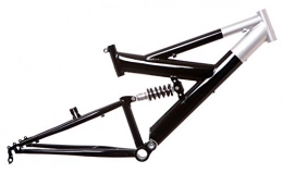 FireCloud Cycles Mountain Bike Frames FireCloud Cycles 15" MTB Mountain Bike SUSPENSION BIKE FRAME for 24" WHEELS BLACK / SILVER suitable for 1" forks
