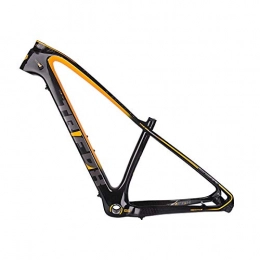 fly away Spares fly away Carbon Mountain Bike Frame Mtb Off-Road Frame 29Er 31.6Mm Mtb Carbon Bicycle Frame Mountain Bike Frame Used For Racing Bike Cycling Bb68, 29 * 19Inch Yellow