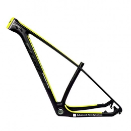 fly away Spares fly away Mountain Bike (Xc) Carbon Frame 29Er Carbon Mtb Frame 29 Er Bsa Bb30 17Inch Mtb 29 * 17Inch Bike Bicycle Frame Max Load 250Kg Yellow